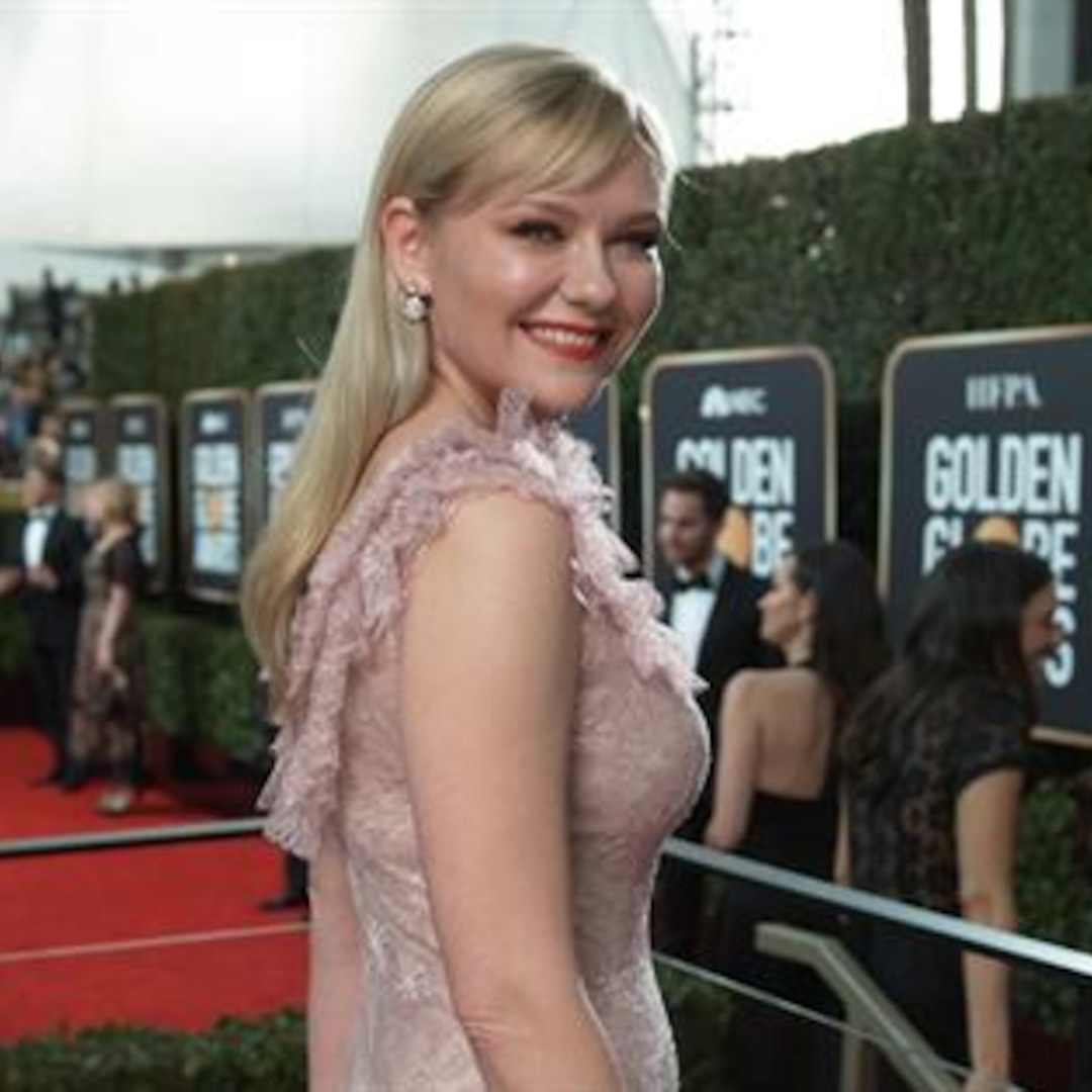 Kirsten Dunst - 2020 Golden Globe Awards E! Glambot - E! Online - UK